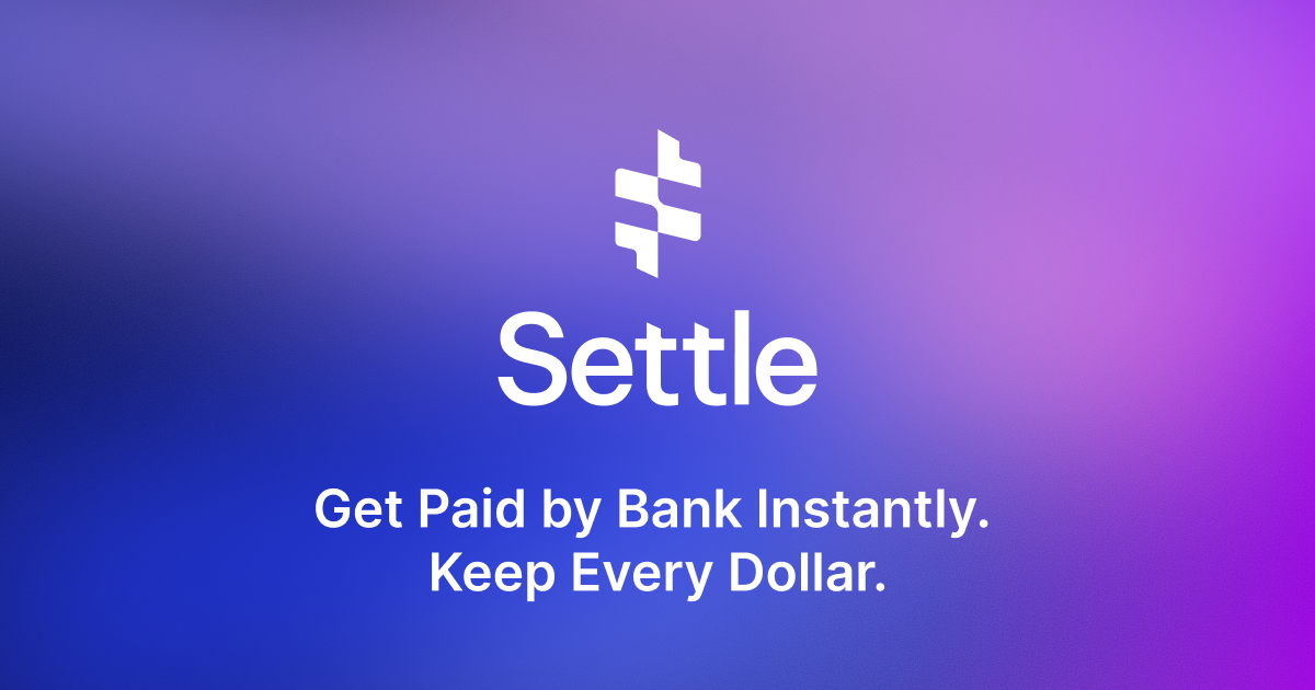 Settle - Free invoice tool with no signup required to download logo